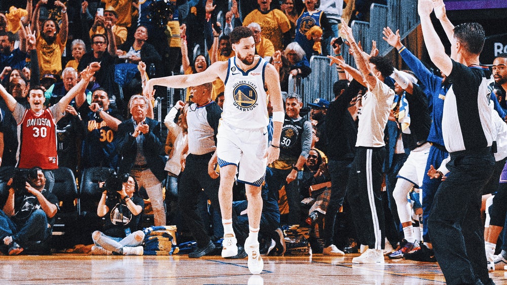 NBA playoff dispatches: Warriors even series with 27-point win
