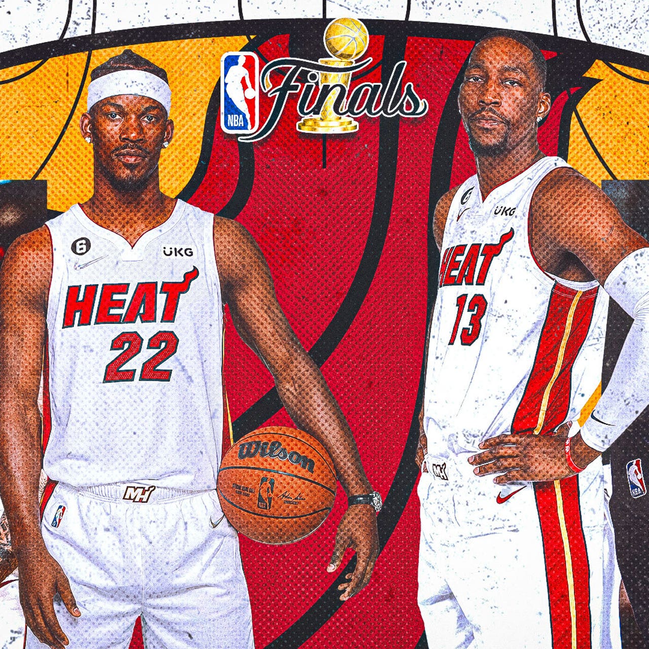 Vintage NBA Playoffs 2023 Miami Heat And Boston Celtics Eastern