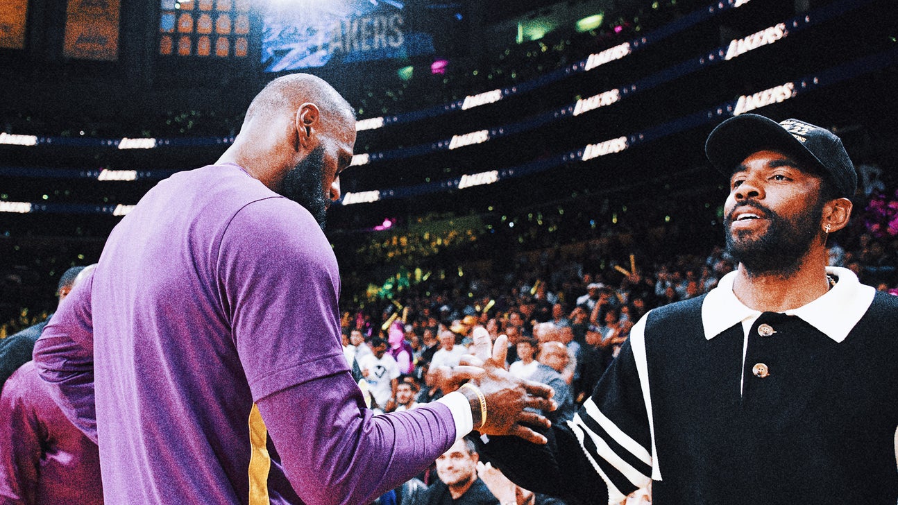 Lakers 'disinterested' in signing Kyrie Irving despite courtside appearance