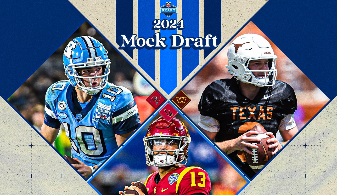 2024 NFL mock draft: Caleb Williams leads wave of 3 QBs in first 3 picks
