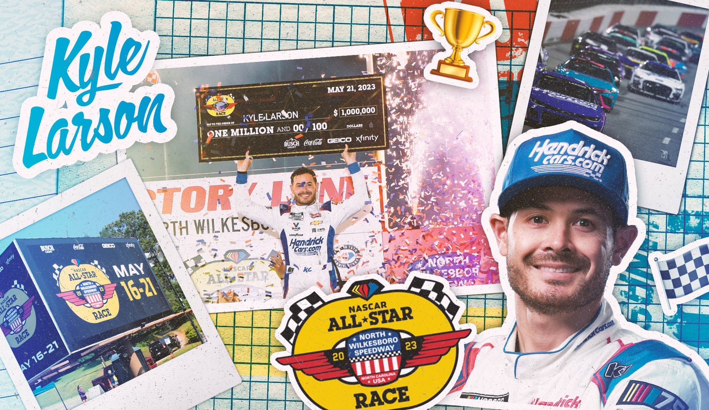 NASCAR Takeaways: Kyle Larson Takes  Million All-Star Win at North Wilkesboro
