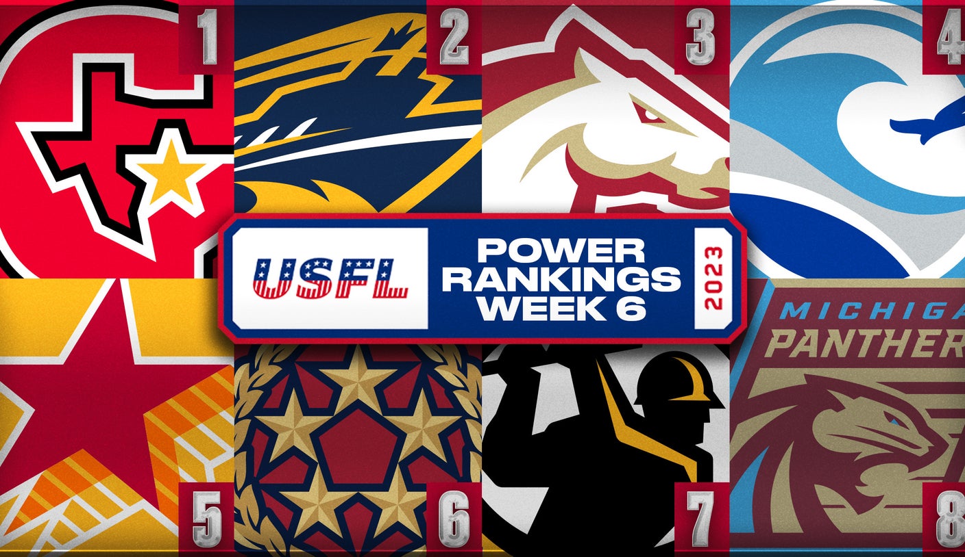 USFL Week 6 power rankings: Gamblers, Showboats are way ahead of major matchup