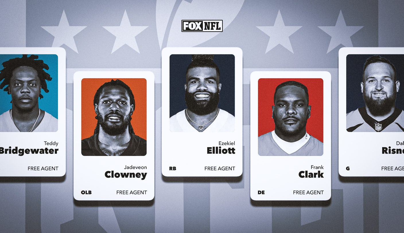 Ezekiel Elliott, Frank Clark highlight top 10 NFL free agents