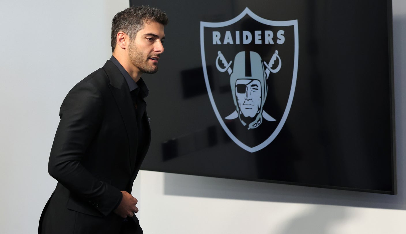 Raiders news: Jimmy Garoppolo's contract situation broken down - Silver And  Black Pride