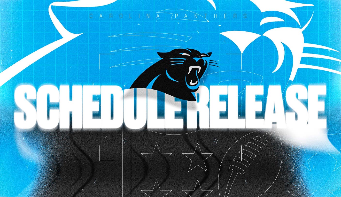 Panthers announce 2023 jersey schedule