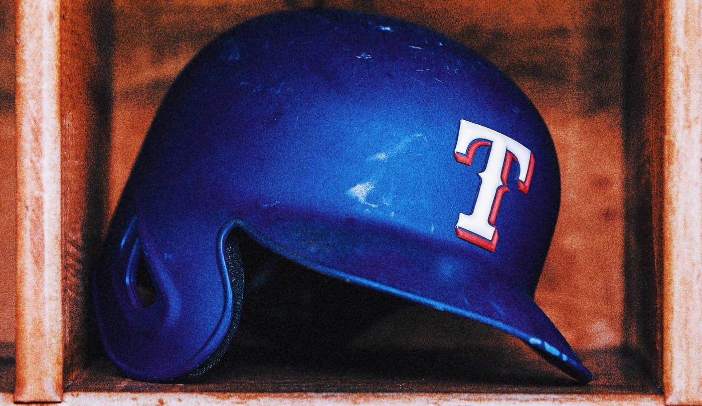 Uni Watch: Texas Rangers new batting helmet the worst in history