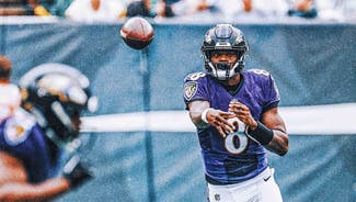 Next Story Image: Lamar Jackson attends voluntary practice with Ravens after skipping it last year