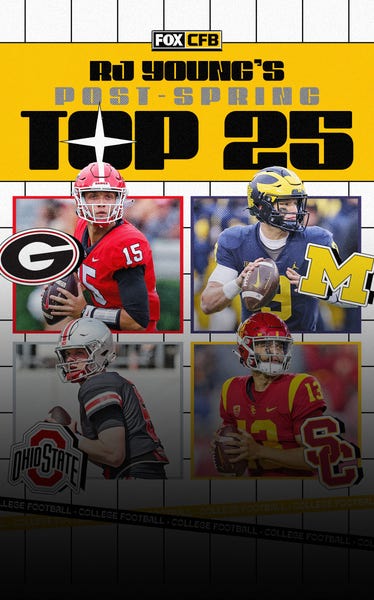 College football rankings: Our post-spring football top 25