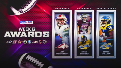 USFL Trending Image: USFL Players of the Week: Alex McGough ، زوج من النجوم الدفاعيين يتألقون في الأسبوع 6