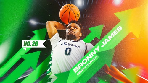 NBA Trending Image: Bronny James' recruiting ranking soars following outstanding senior season