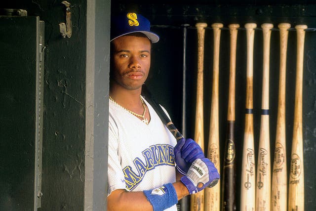 The son of an All-Star outfielder, Ken Griffey Jr. was the No. 1 pick in 1987. (Photo by Focus on Sport/Getty Images)
