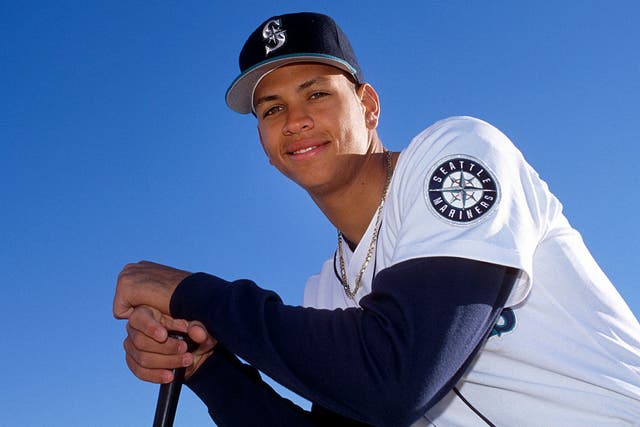 Alex Rodriguez debuted for the Mariners as an 18-year-old in 1994. (Photo By John Cordes/Icon Sportswire via Getty Images)
