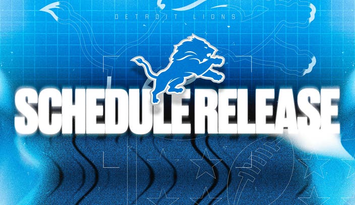 detroit lions new schedule