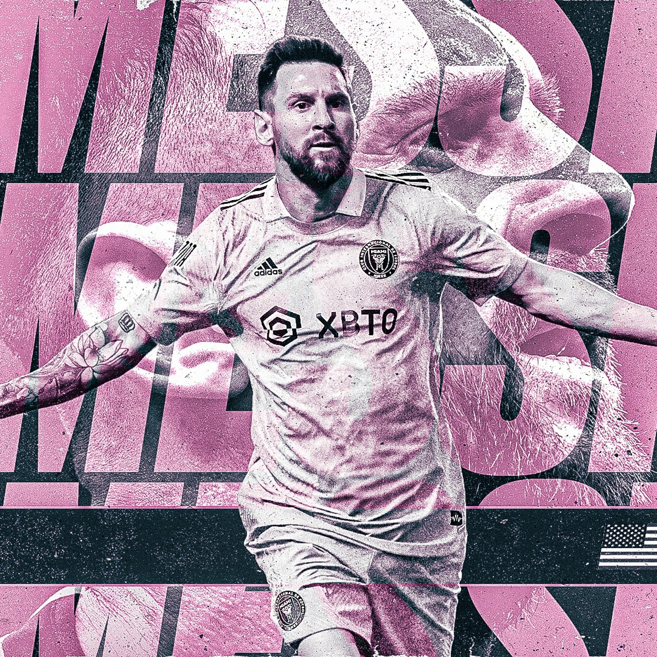 soccer wallpaper messi inter miami