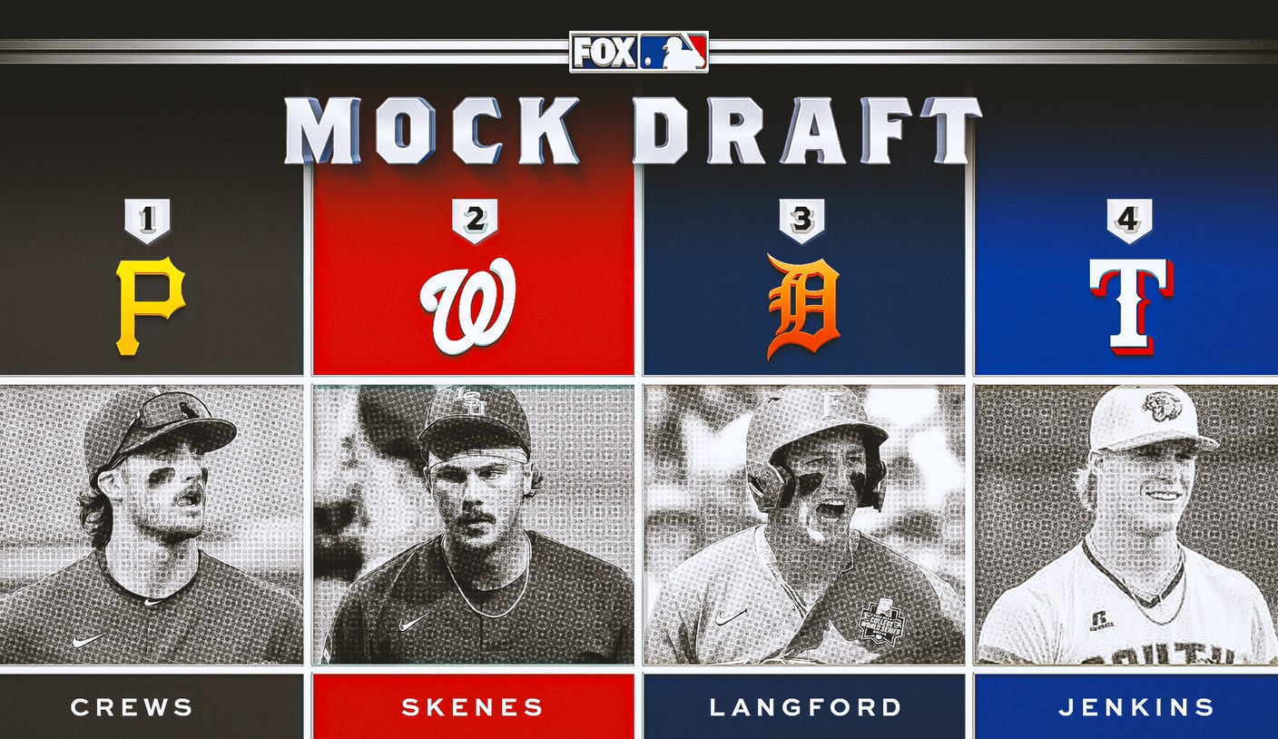 MLB draft picks so far Pirates select LSUs Paul Skenes with top pick