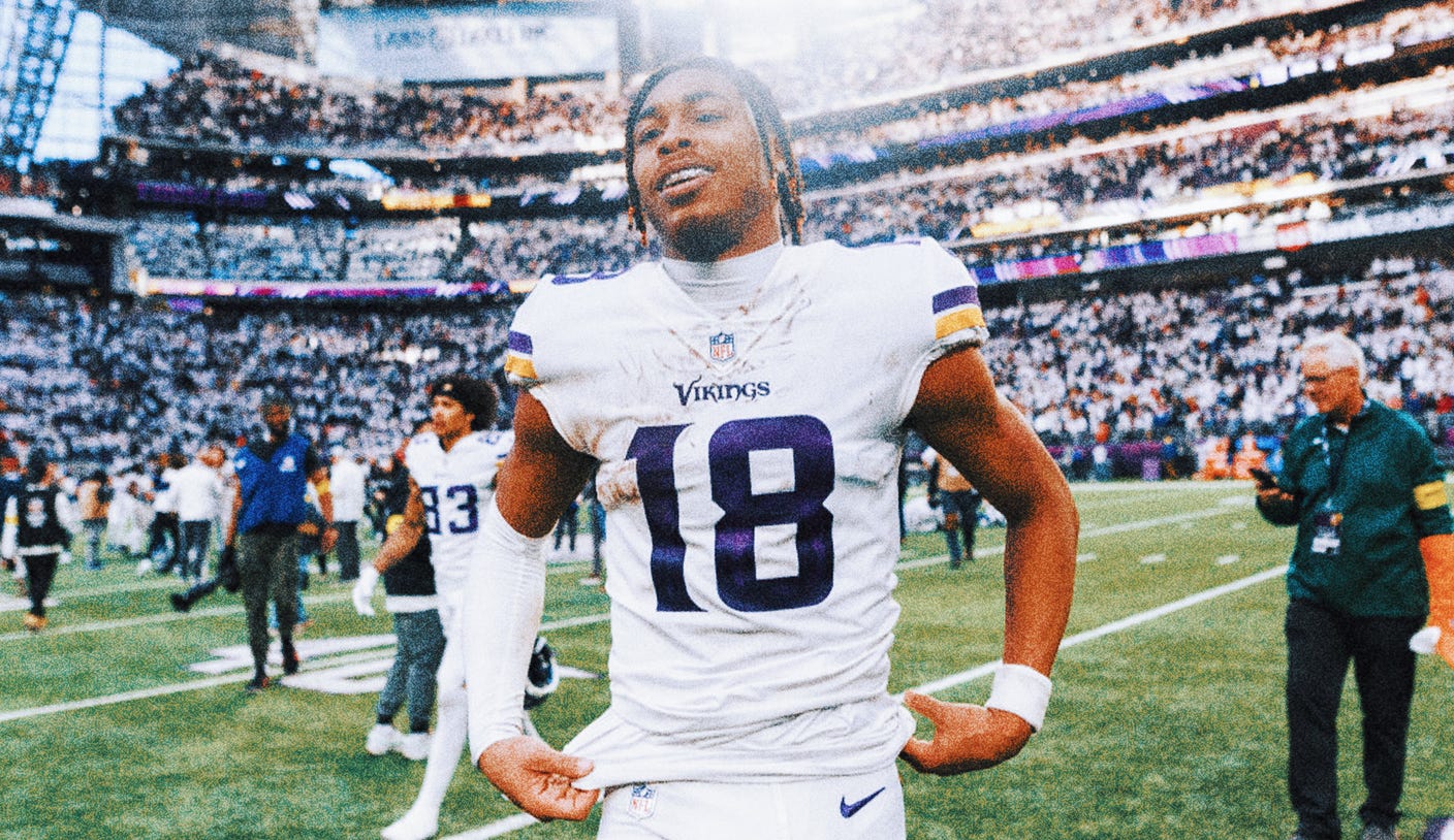 Vikings WR Justin Jefferson Attends Minicamp, Takes Contract Talk In ...