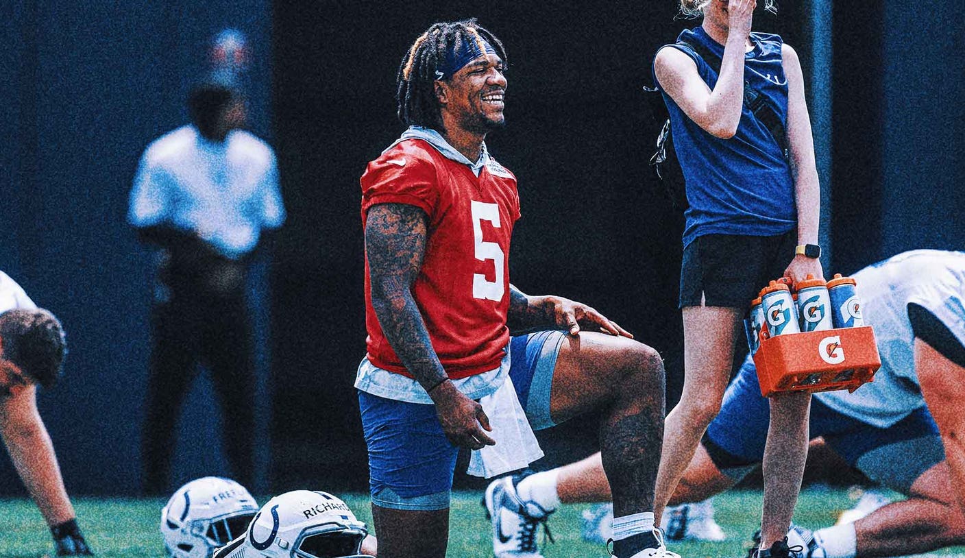 Anthony Richardson channels Marshawn Lynch: ‘I’m just here so I won’t get fined’