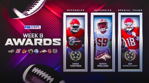 USFL Trending Image: USFL Players of the Week: Darius Victor, Cam Echols-Luper shine in Week 9