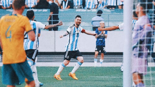 LIONEL MESSI Trending Image: Lionel Messi scores fastest goal of career in Argentina friendly vs. Australia