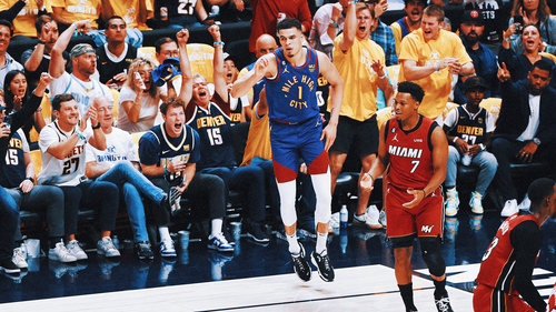 NBA Trending Image: Nuggets pounce on weary Heat to win NBA Finals Game 1, 104-93