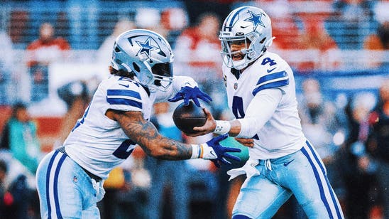 Dak Prescott works out with Ezekiel Elliott; excited to play with Deuce Vaughn