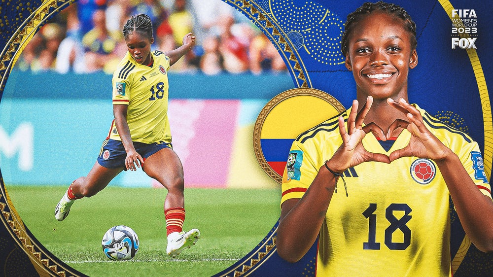 Cancer survivor Linda Caicedo scores in Colombia's 2-0 win over South Korea