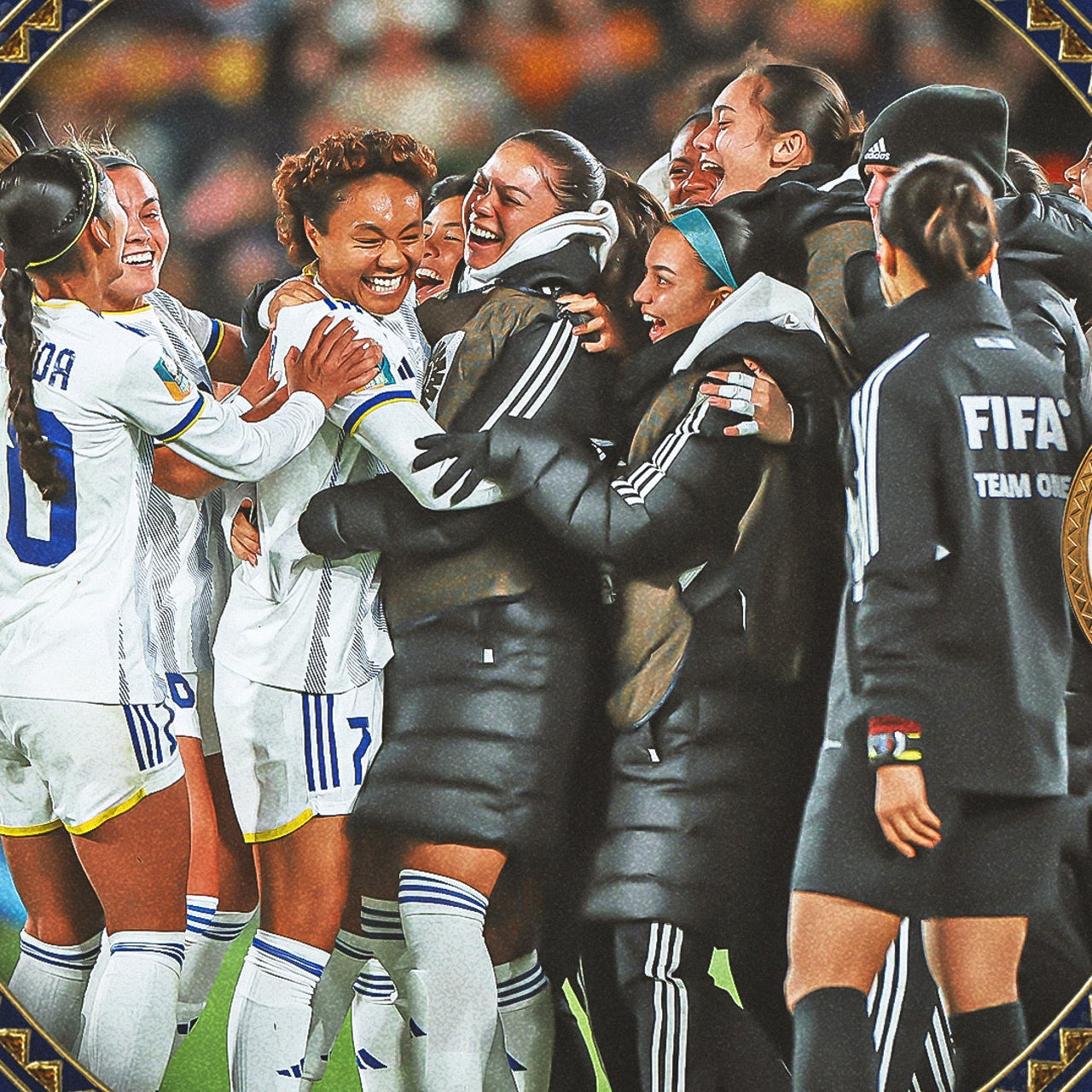 Philippines scores stunning upset of New Zealand, creating Group A
