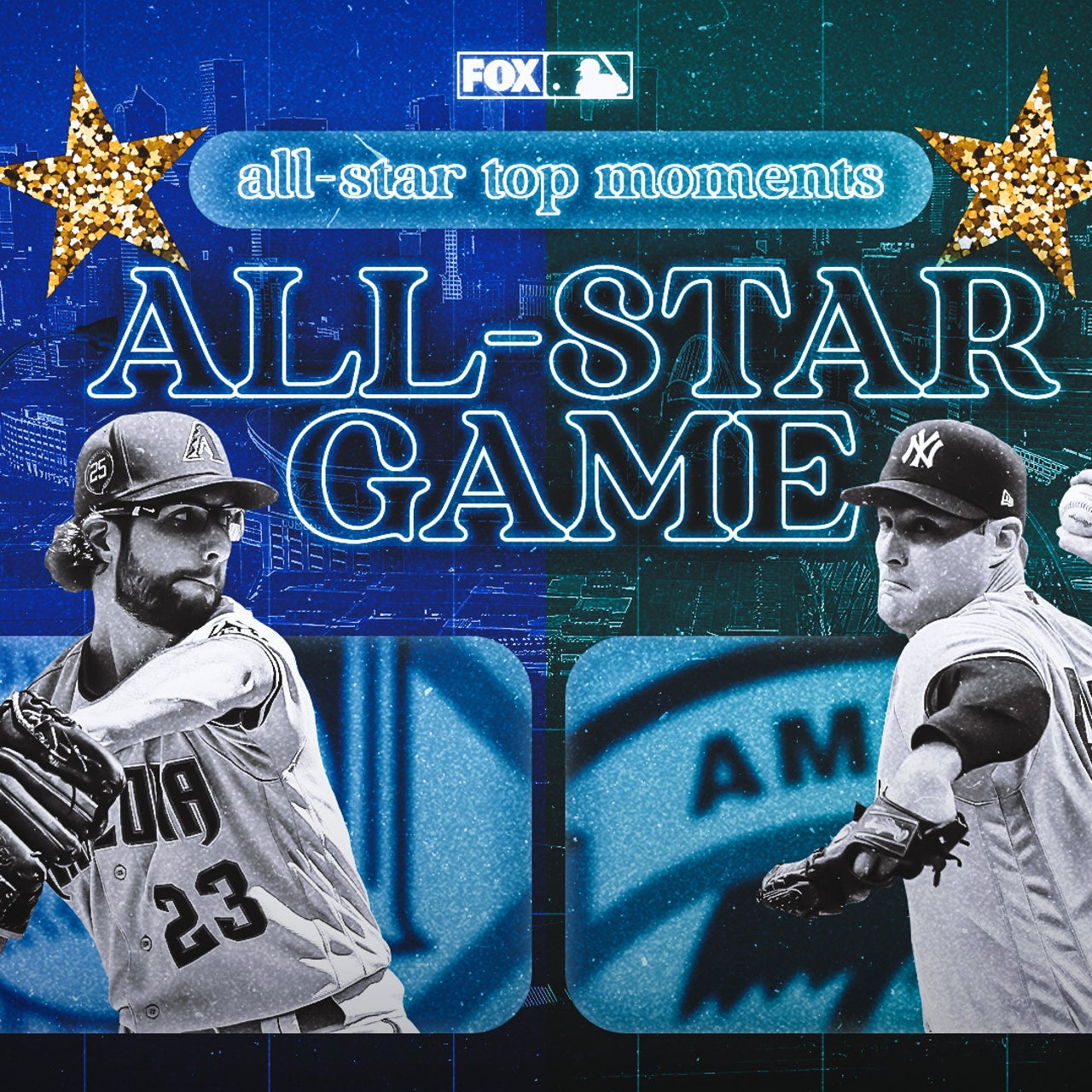 2023 MLB All Star Game Baseball Color Sports Decal