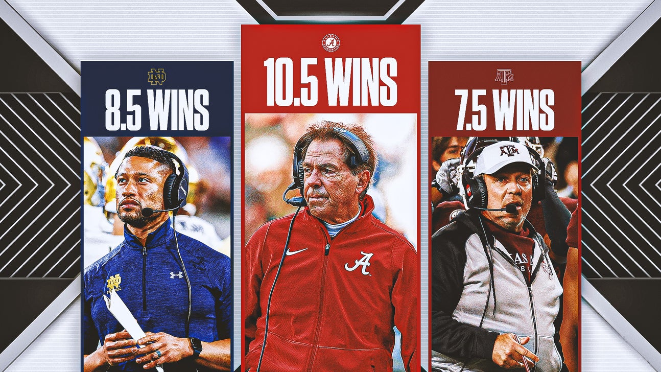 College football odds: Oddsmaker's early look at win totals including Alabama, Notre Dame