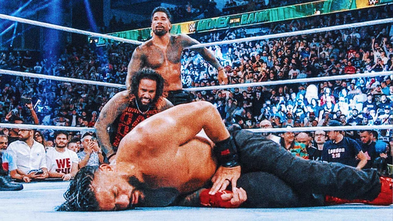 Roman Reigns is pinned for first time in more than 3 years at WWE Money in the Bank