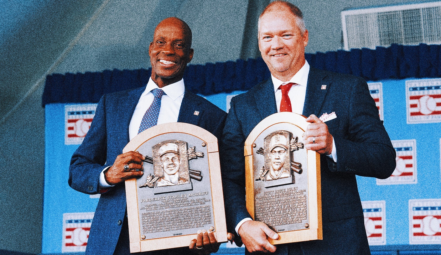 Scott Rolen credits his parents, Fred McGriff thanks fellow players at Hall of Fame induction Scott Rolen credits his parents, Fred McGriff thanks fellow players at Hall of Fame induction