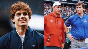 TEXAS LONGHORNS Trending Image: Eli Manning cries 'bad angle' at shirtless Arch, Peyton comparison