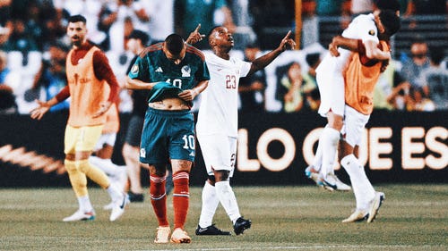 Trending GOLD CUP Photo: Mexico won Group B despite losing to runner-up Qatar 0-1