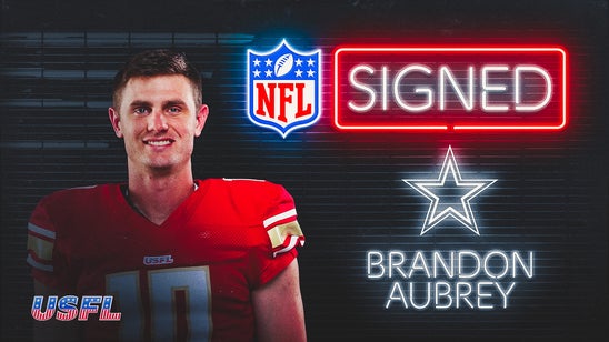 Cowboys sign standout USFL kicker Brandon Aubrey