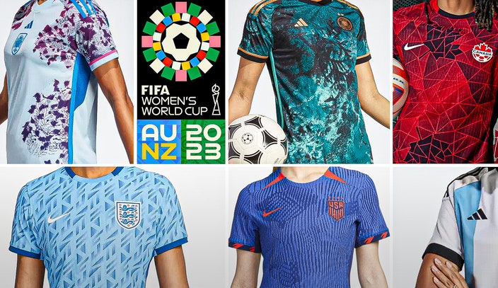 Ranking the best Women's World Cup kits: Top 10 jerseys for 2023 FIFA  tournament in Australia and New Zealand