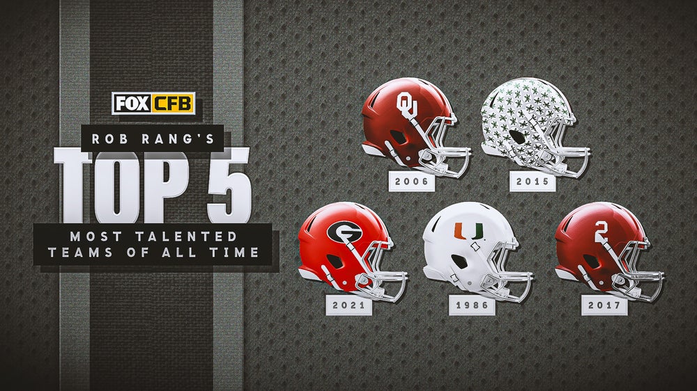 5 most talented college football teams of all time