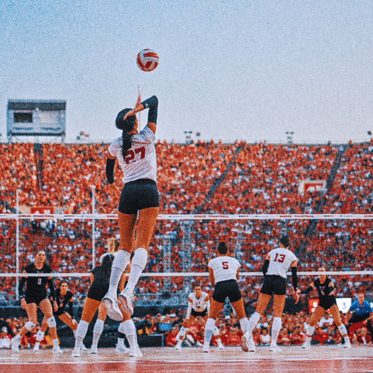 Nebraska volleyball stadium event draws 92,003 to set womens world attendance record FOX Sports