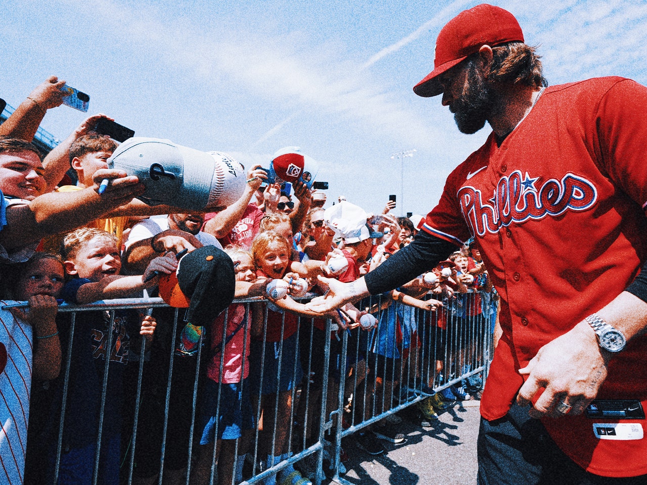 Nationals and Phillies are kids for a day, mingling among Little