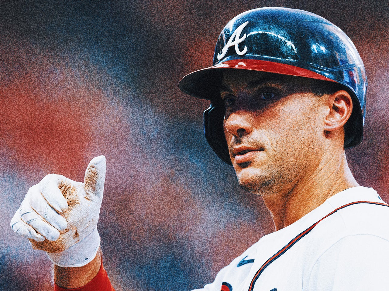 Matt Olson is filling one Braves legend's shoes and pushing another
