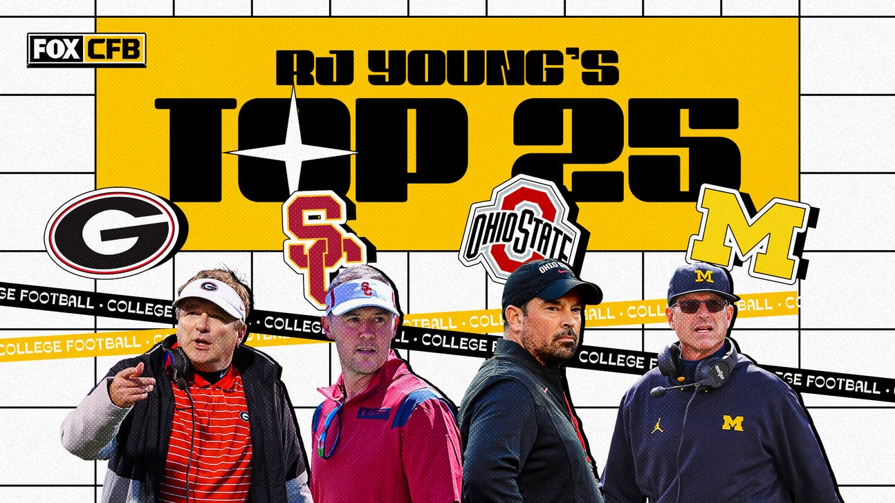 College Football Rankings: RJ Young's 2023 preseason Top 25