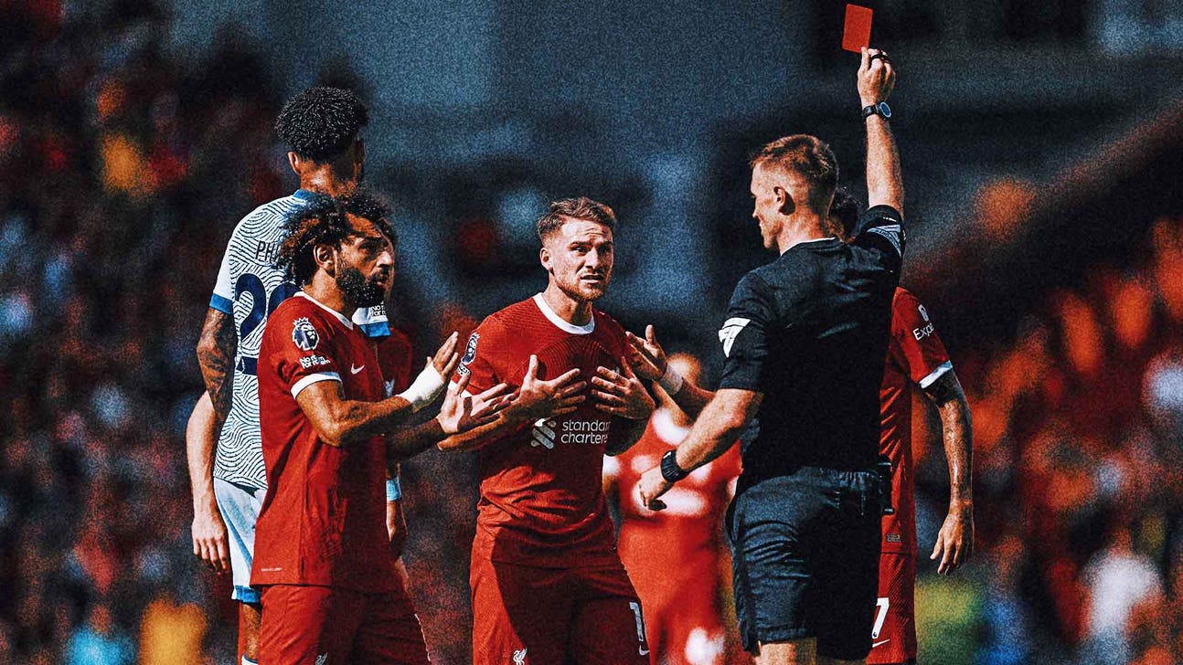 Liverpool earns first win of EPL season despite mid-game red card