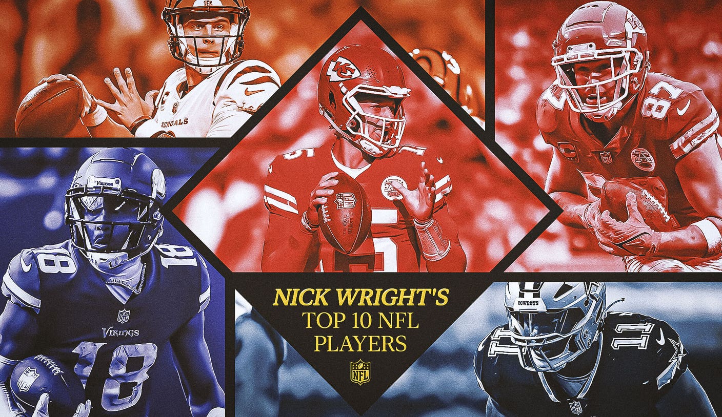 Top 10 NFL players of 2023: Mahomes, Burrow, Kelce top Nick Wright's list