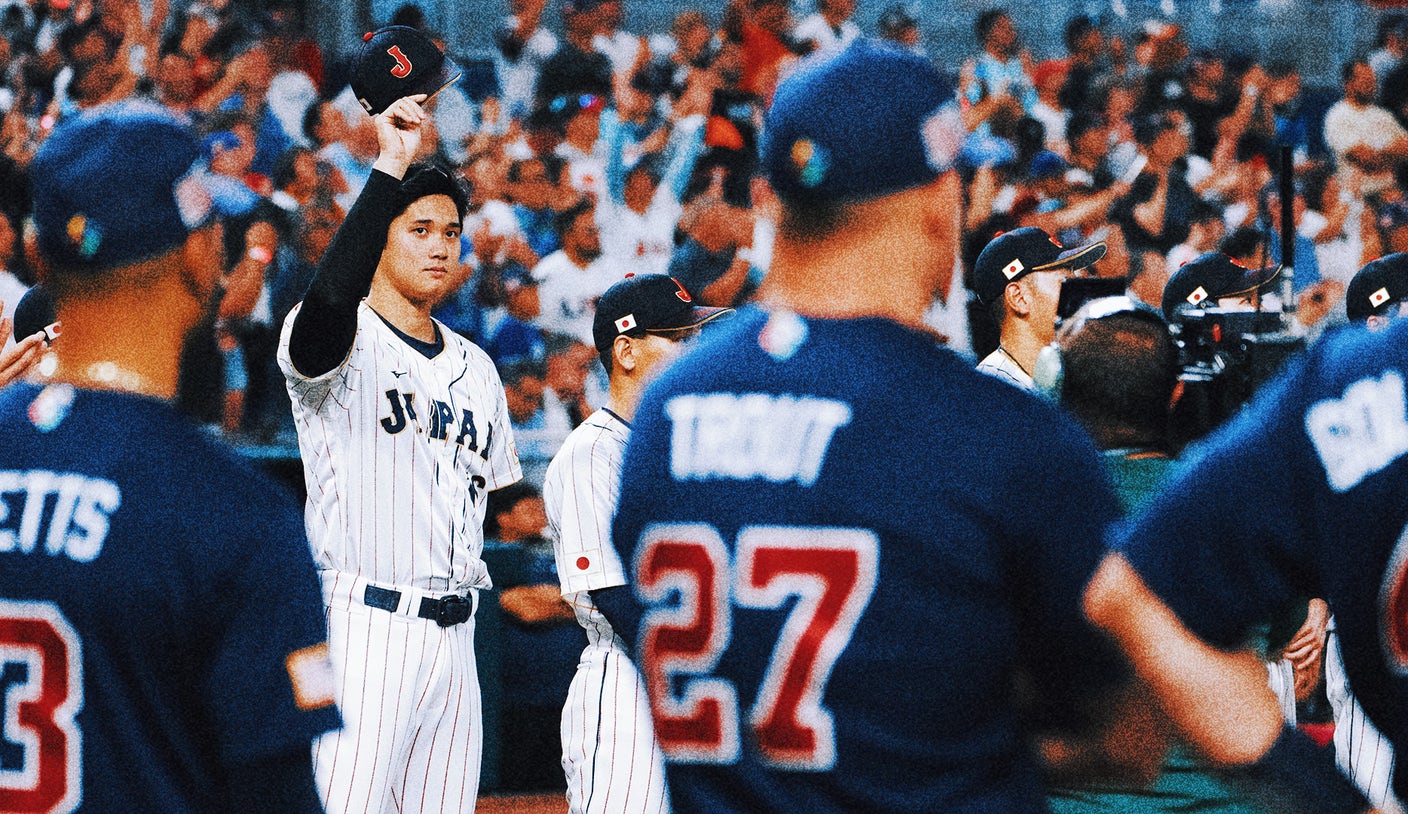 Mike Trout, Shohei Ohtani reveal signed cards depicting final WBC