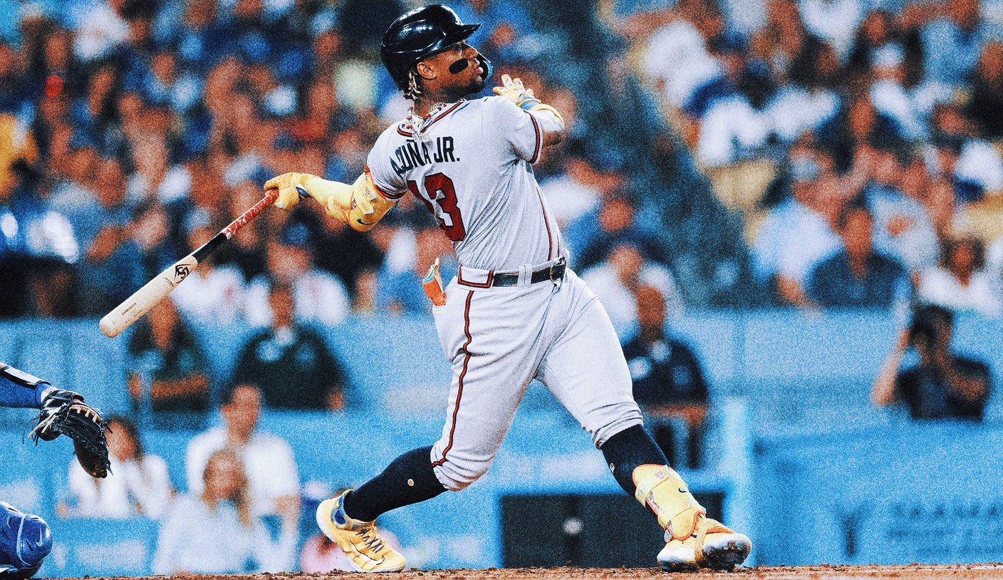 Acuña hits grand slam to become first player with 30 home runs and