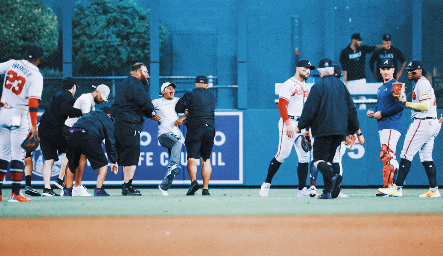 Ronald Acuña Jr. accosted by fans at Coors Field