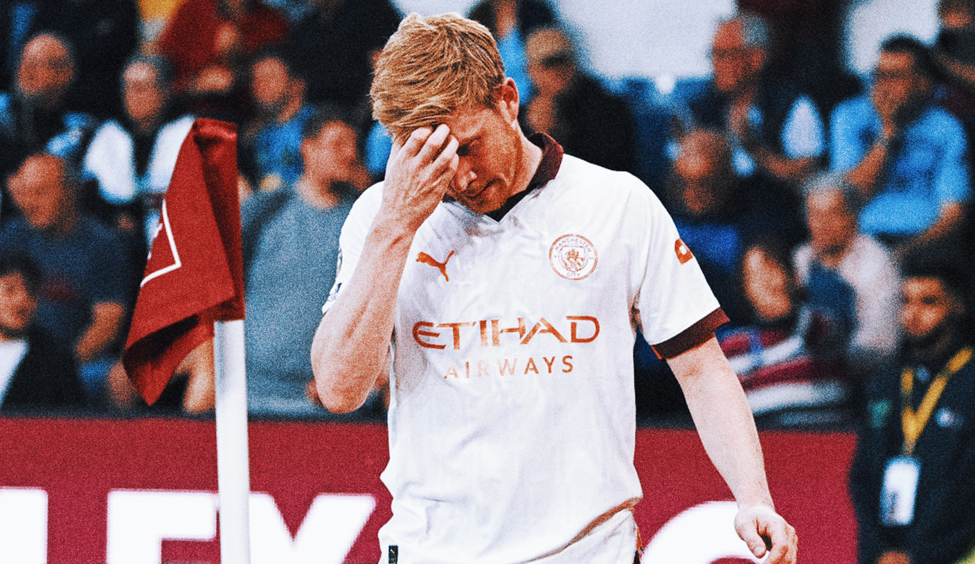 Man City’s De Bruyne out for ‘3 or 4 months’ with hamstring injury