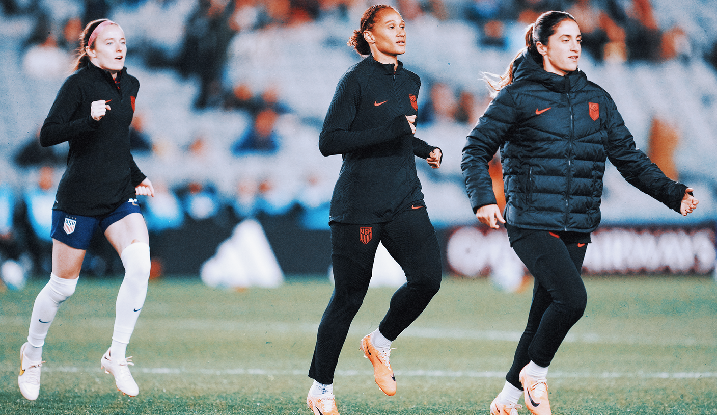 How does USWNT replace suspended Rose Lavelle?