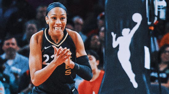 Las Vegas Aces star A'ja Wilson ties WNBA record with 53 points