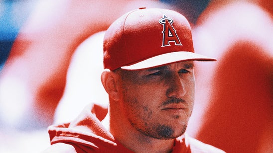 Angels' Mike Trout says he's making progress but has no set date for return