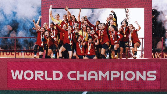 Barcelona coach Xavi among Spanish icons celebrating Women's World Cup triumph
